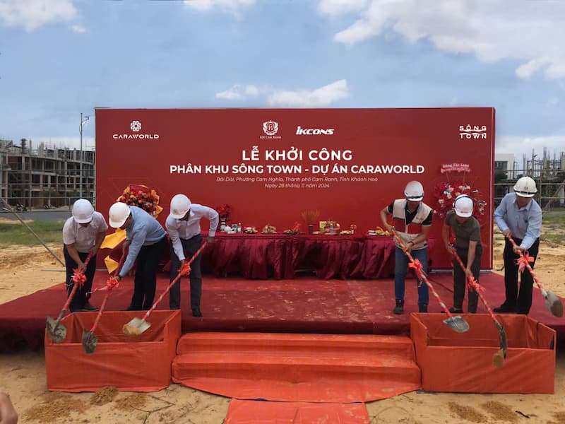 Lễ khởi công phân khu Sông Town Caraworld Cam Ranh